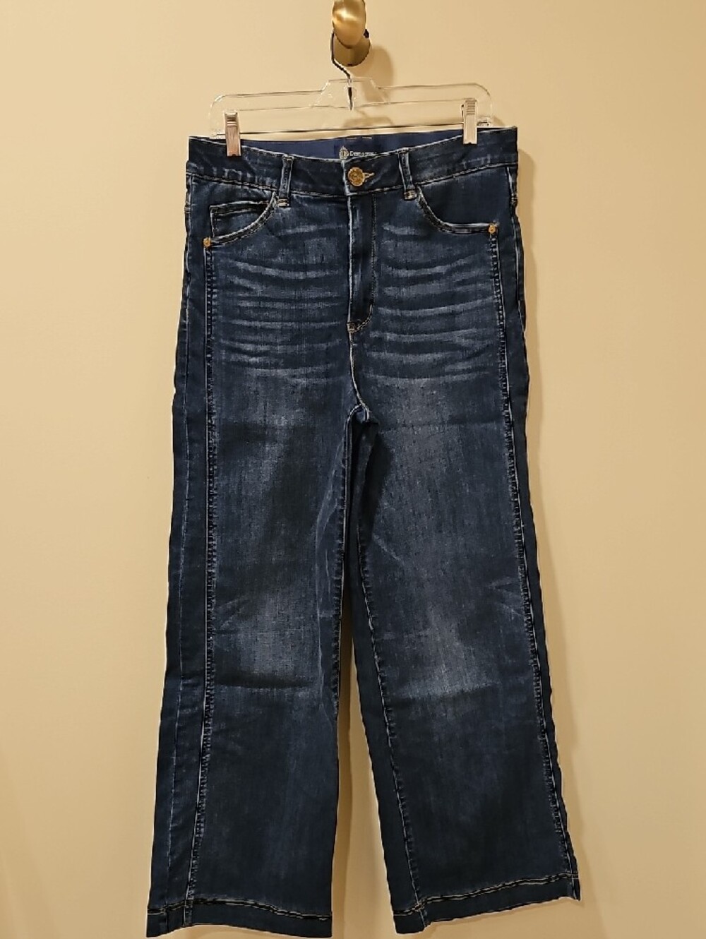 Democracy AbSolution Skyrise Repreve Side Seam Wide Leg Jeans; EUC; Size 12 - Picture 6 of 13
